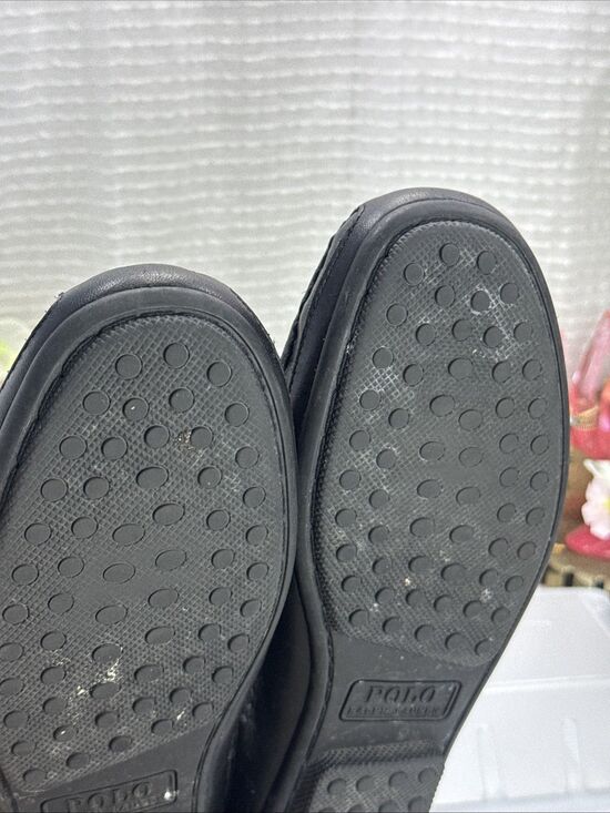 (H2) Polo Ralph Lauren Roberts Driver Loafer Mens 9.5 DBlack Leather Slip main image 14